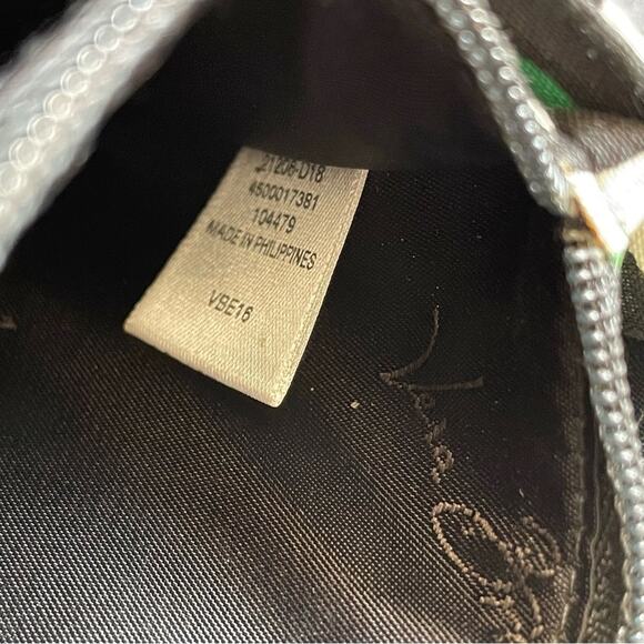 πVera Bradley Georgia Imperial Rose Wallet RFID 21206-D18 Black/Cream/Emerald - Picture 8 of 10